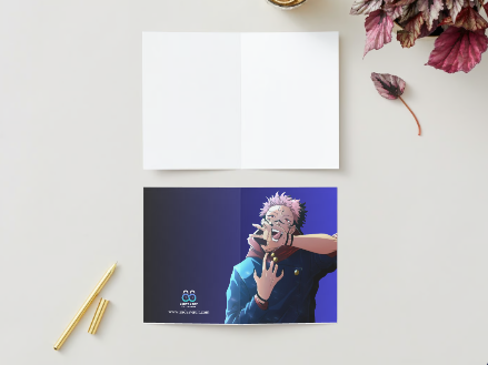 Yuji Itadori Greeting card PDF