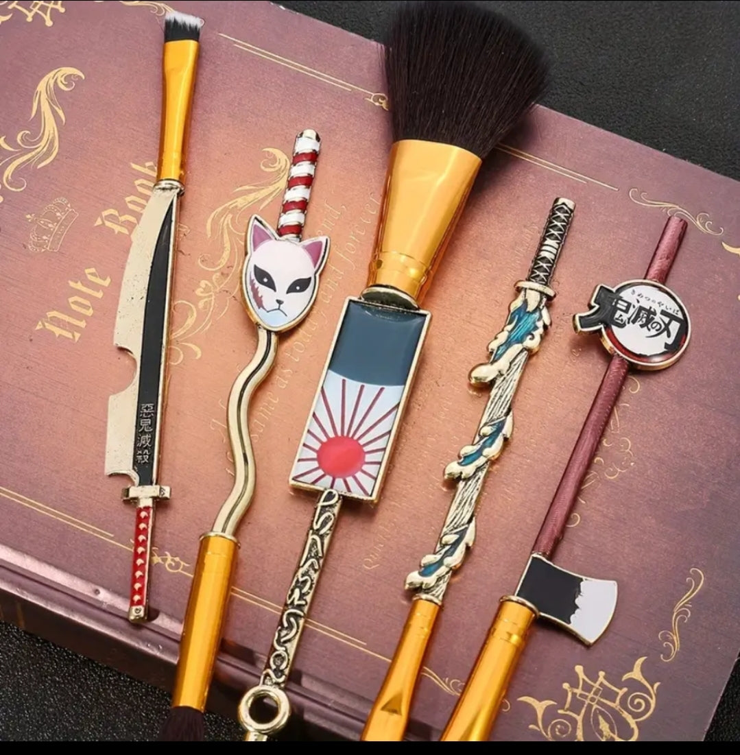 Demon Slayer Makeup Brush and Bag