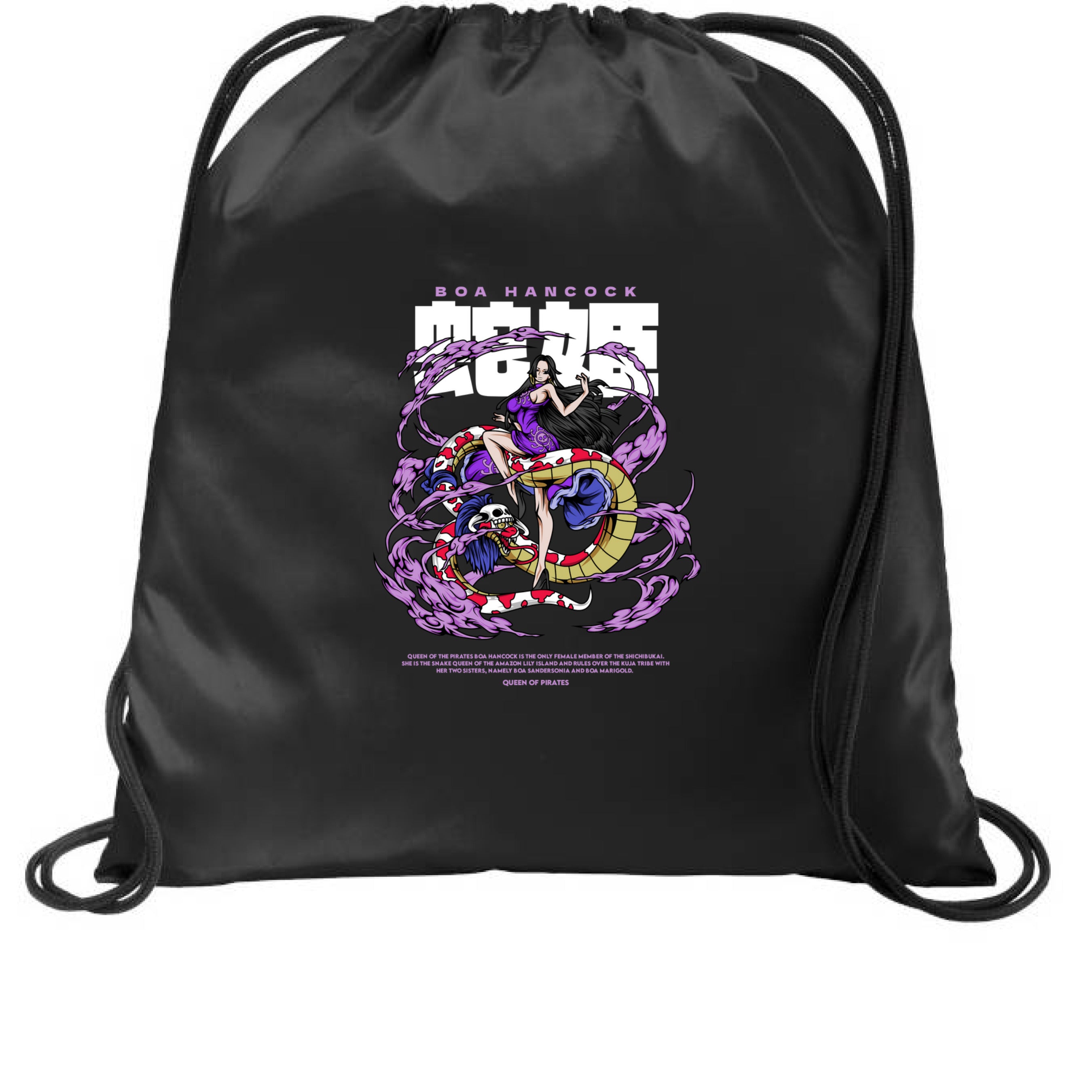 Boa Hancock Drawstring Backpack – Zada's Vault