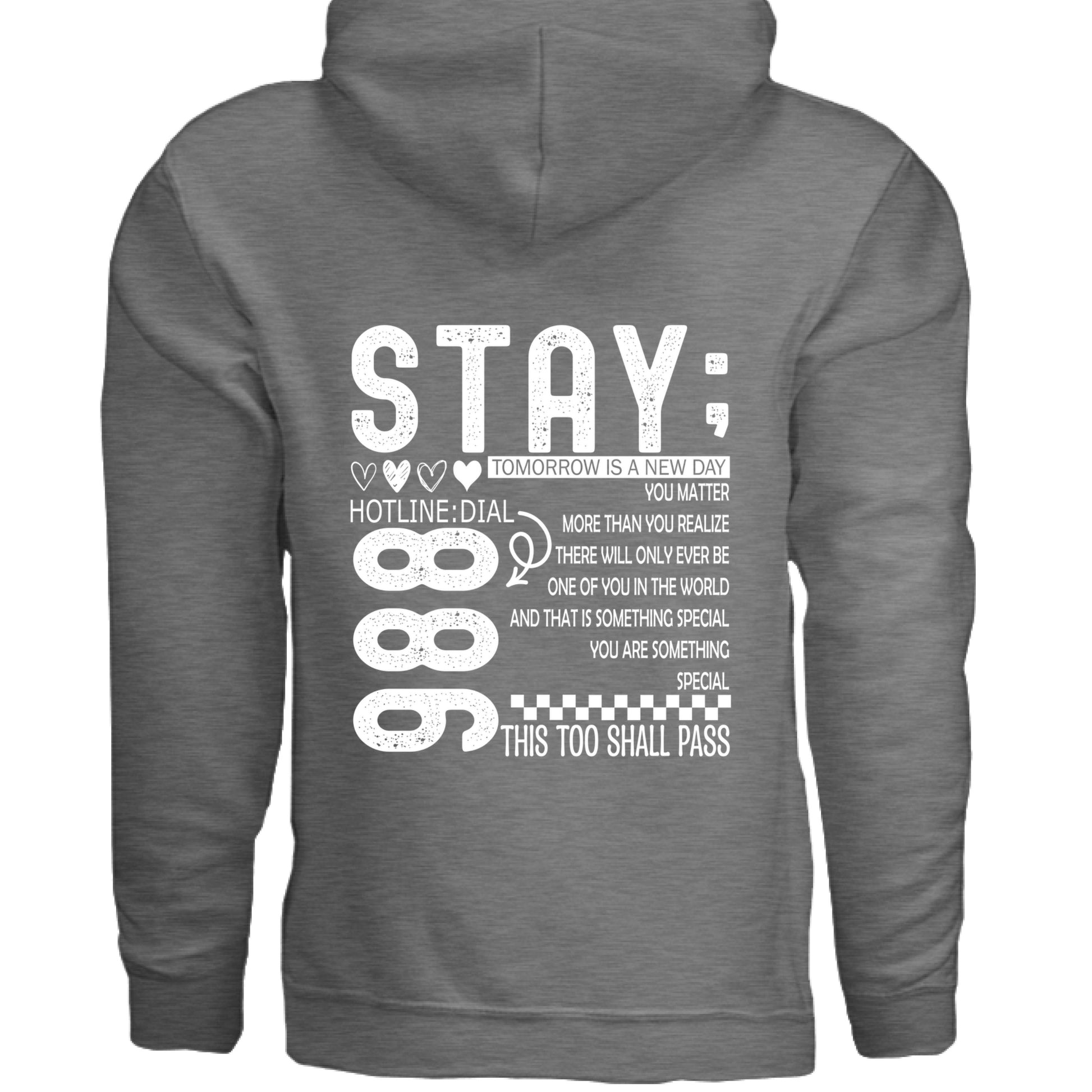 GRAPHITE HEATHER - BACK