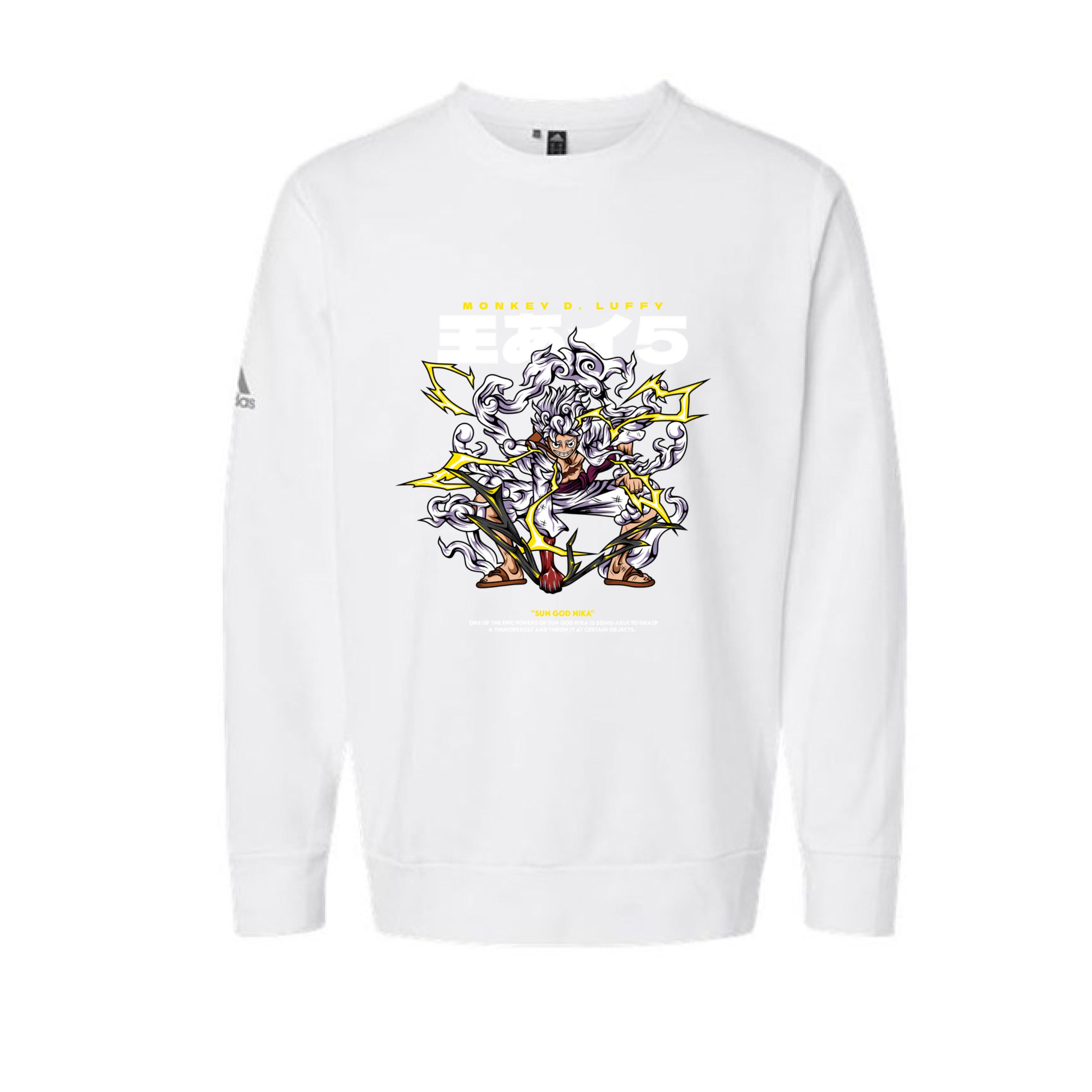 Luffy Gear 5 Adidas Crewneck – Zada's Vault