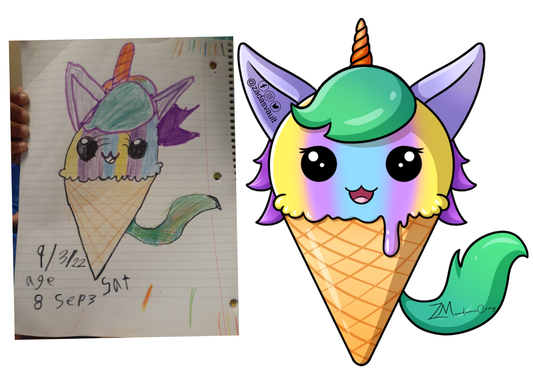 Unicorn Ice cream
