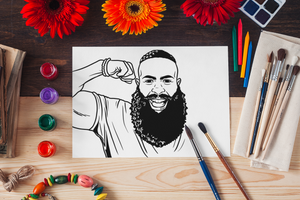 Strong Man Outline