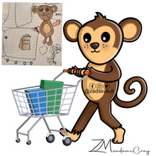Load image into Gallery viewer, Monkey Shopping
