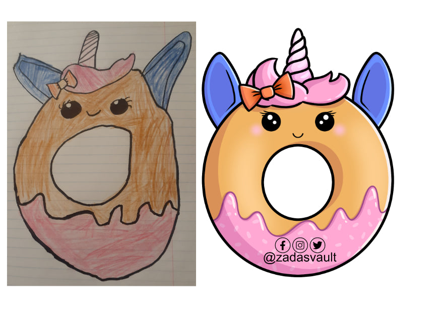 Unicorn Donut