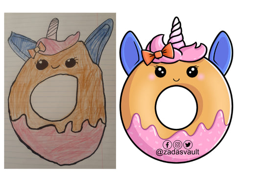 Unicorn Donut